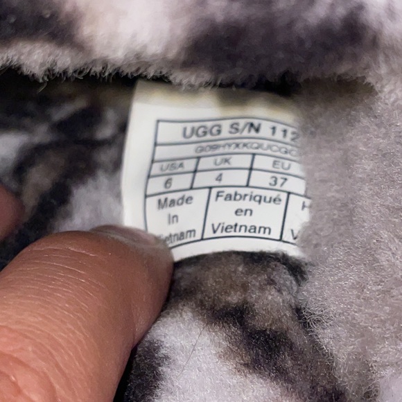 UGG fluffita panther print sandals - Picture 4 of 4